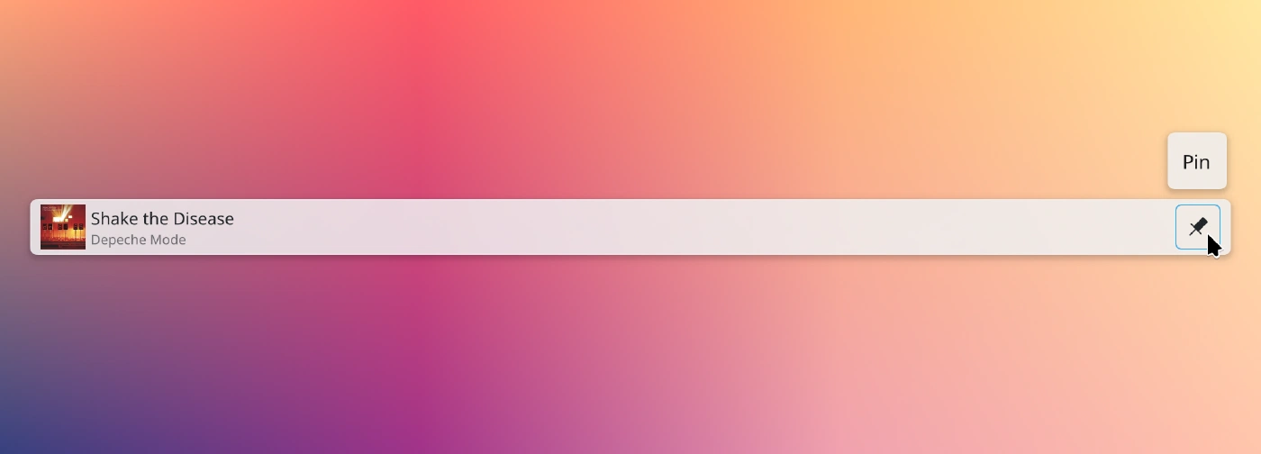 Plasmoid on the panel